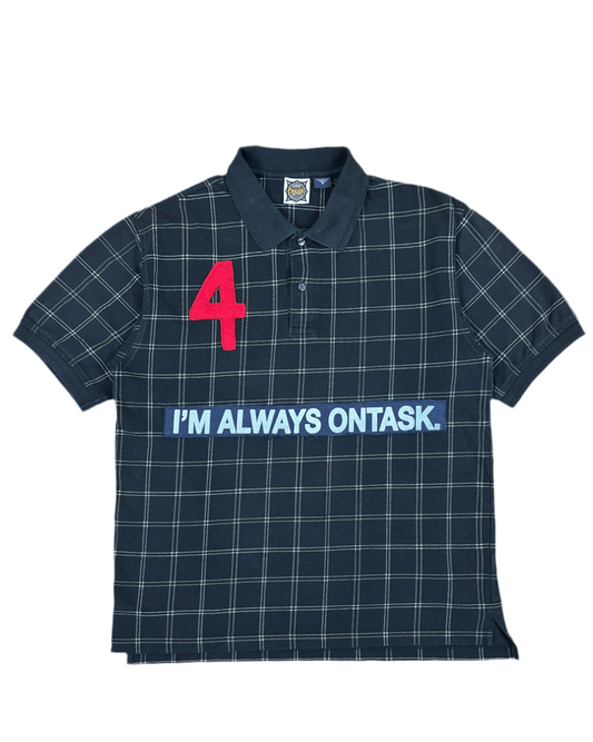 PLAID POLO