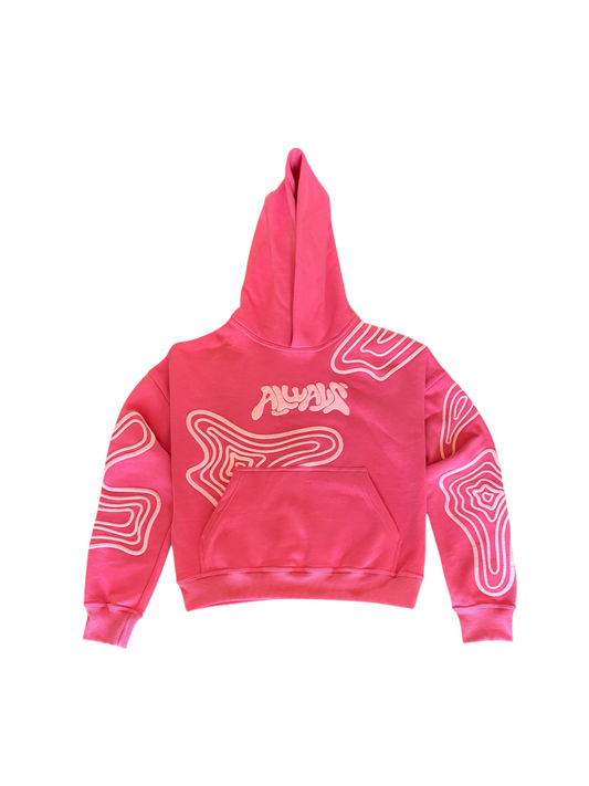 PINK SWAVE HOODIE